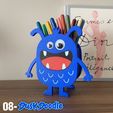 08_DuskDoodle_Side.jpg Pen Holder - 08 - DuskDoodle