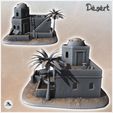 4.jpg Desert house with dome on roof and flat roof (9) - Canyon Sandy Landscape 28mm 15mm RPG DND Nomad Desertland African