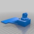 Makerbot_GoPro_Camera_Mount.png Makerbot Rep2 Fixed GoPro Mount