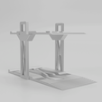 7.png Double-Level Car Lift for 1/64 Scale – Elevator Style Look | STL STEP FBX | 3D Print Files (Digital Download)
