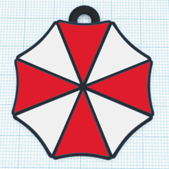 llavero-umbrella.png STL-Datei Regenschirm-Schlüsselanhänger・3D-druckbare Vorlage zum herunterladen