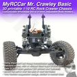 MRCC_MrCrawley_Basic_03.jpg MyRCCar Mr. Crawley Basic. 1/10 RC Rock Crawler Chassis with Customizable Wheelbase from 253 to 313mm