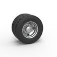 1.jpg 3D file Diecast 4 Hole Budd rear double wheel of old school truck Scale 1:25・3D printer design to download