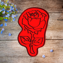 2021-05-03_10-37-24.png STL file cookie cutter flower rose・3D printing idea to download