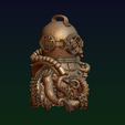 34.png Diving helmet with octopus