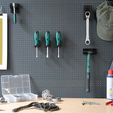 20181022-_DSC8053.jpg Tool Holder for Single Screwdriver 061 I for screws or peg board