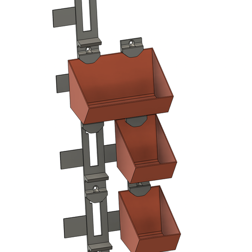 workshop storage bins 3D model