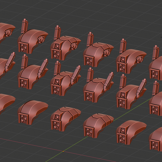 FW.Pattern Crisis Heads 3D model