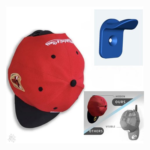 🫥 Invisible Hat Hanger・ STL File for 3D printing・Cults