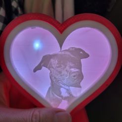 Сердечная шкатулка Litho Lithophanemaker.com
