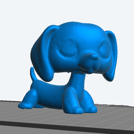 lps littlest pet shop dashhound 3D model