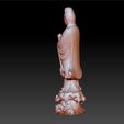 016guanyin3.jpg Guanyin bodhisattva Kwan-yin sculpture for cnc or 3d printer #016