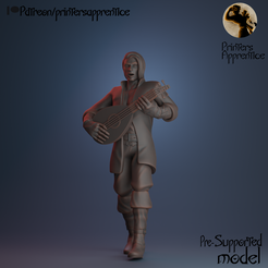Walk-and-sing-Cover.png El Bardo Errante |Serenade| miniatura de 30 mm preapoyada |