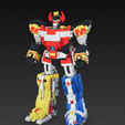 Megazord-Lego-01.png Lego Style Megazord – Block Mecha Robot STL