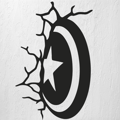 Imagen1-ESCUDO-CAPITAN-AMERICA.png Fichier STL gratuit CAPITAN AMERICA BOUCLIER SUR MUR ART MURAL 2D DÉCORATION MURALE・Objet pour impression 3D à télécharger