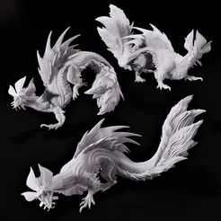 MiiFanilyPic-min.jpg 3D-Datei Mizutsune Monster Hunter Fan Art・3D-druckbares Modell zum herunterladen