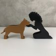 WhatsApp-Image-2023-01-16-at-20.40.15-1.jpeg Girl and her Pit bull (wavy hair) for 3D printer or laser cut