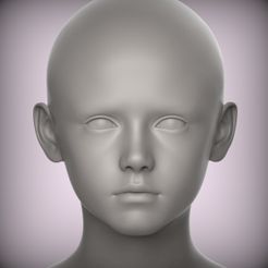 1.0.jpg Archivo STL 21 niño adolescente niño MALE HEAD SCULPT 01 3D MODEL・Plan para descargar y imprimir en 3D