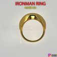 untitled.22.jpg IRON MAN RING - iron man jewelry - Mark 85 - Infinity war 3D print model
