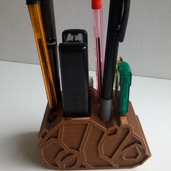 P_20191013_130614.jpg Fichier STL gratuit Panda organiseur・Plan à télécharger et à imprimer en 3D