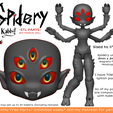 o1.png [KABBIT BJD] - Spidery Kabbit Ball Jointed Doll - (For FDM or SLA Printing)