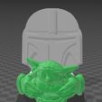 Dock-Station-APPLE_WATCH-Mandalorian-e-Grogu.jpg Suporte Dock Station Apple Watch Mandalorian e Bebê Yoda