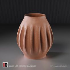1001-bulb-vase-0001.jpg STL file VASE・3D printer model to download