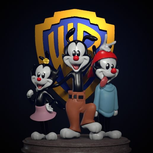 🌆 Warner Bros Animaniacs Fanart・ STL File for 3D printing・Cults