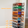 annotated_stack.png Vertically Stackable 3D Printed Filament Shelves.