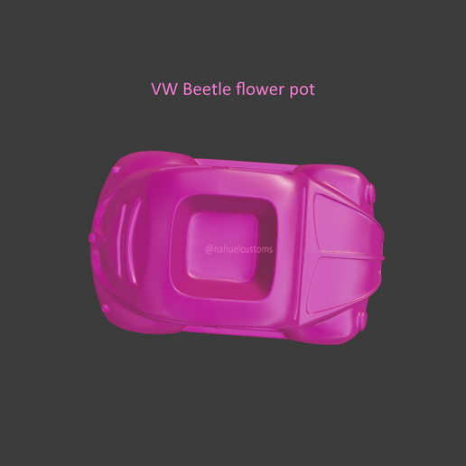 beetle3.png Volkswagen Beetle Pot de fleurs