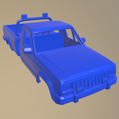 a014.png JEEP COMANCHE 1984 PRINTABLE CAR FRONT BODY AND PICKUP TROLLY