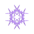 Snowflake Small 071.stl Fichier STL 100 flocons de neige・Design à télécharger et à imprimer en 3D, abbymath
