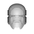 render_scene-front.111.png Sniper - Knights of Ren Helmet mask, Star Wars 3D print model