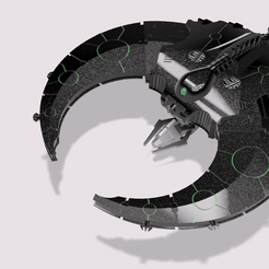 Night_Doom-Scythe-v26.png Free STL file Croissant scythe Flyer・3D printing template to download