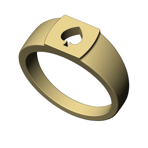 Ace-pocket-signet-ring-size5to9-06.jpg Ace of spades engraving signet ring US sizes 5to9 3D print model