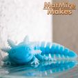 MMM_Icelotl_02b.jpg Adorable Articulated Axolotl, Print-In-Place Body, Snap-Fit Head, Cute Flexi
