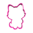 gato.png kawaii animals silhouettes cookie cutters