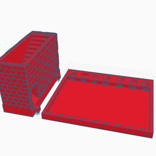 Dice Stair Roller and Tray assist 3D model