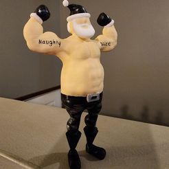 20221123_203016.jpg STL file Muscle Santa・Model to download and 3D print