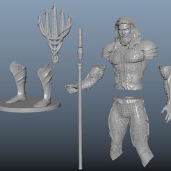 6.jpg Free STL file Aquaman・3D printer design to download