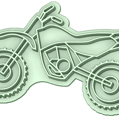 Motocross_e.png Archivo STL Motocross 90mm cookie cutter・Objeto para impresora 3D para descargar