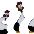 7.png 🐔 FUNNY CARTOON CHICKENS - Quirky Farmhouse Wall Art Set