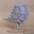 Illithid-Nautiloid-Spelljammer-Miniature-3d-Print-Back.jpg Illithid Nautiloid Miniature Mind Flayer Spelljammer Ship from DnD