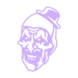Art Terrifier Silhouette.stl Terrifier Art the Clown Horror Movie Silhouette Multicolor Wall Art