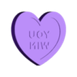 Wholesome-10152025-21_silhouette_stamp_2mm.stl You Win Wholesome Positive Kind Heart Shaped Message Cookie Cutter and Stamp