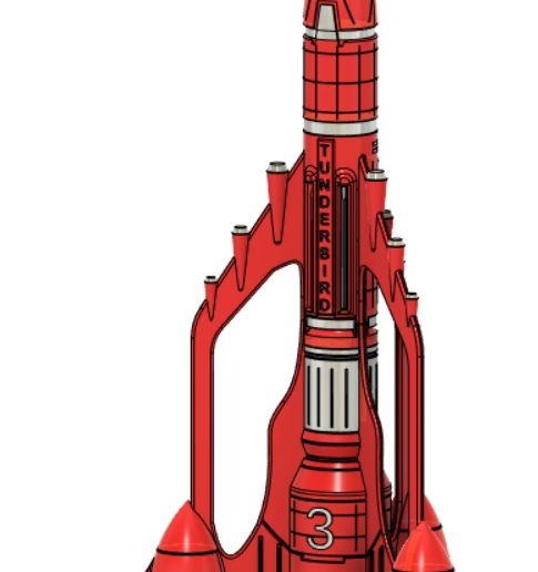 🚀 ThunderBird 3 Spaceship・ 3D File for ・Cults