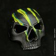 Máscara Ghost Red Team 141 - Call of Duty - Modern Warfare 2 - WARZONE - STL model 3D print file