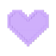 iman-empty_hearth_2.stl Empty heart magnet pixel art