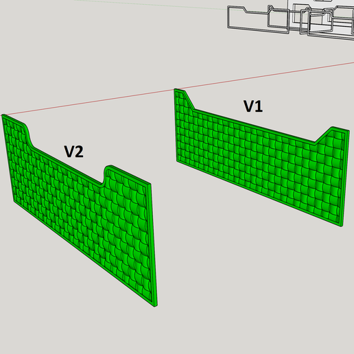 pattern 1.0 for small folding basket 3D model