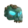 Coral-Skull-4.png Sea of thieves Foul Coral Skull STL